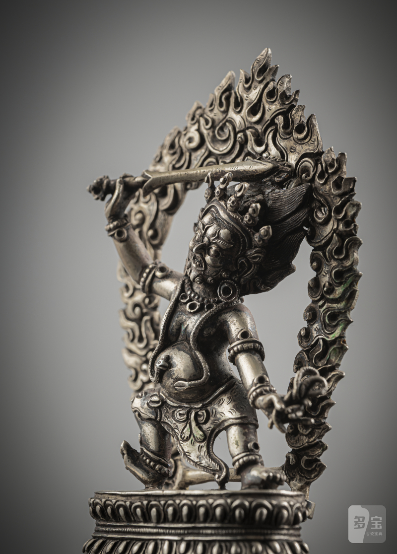 A SILVER FIGURE OF ACALA - 图3